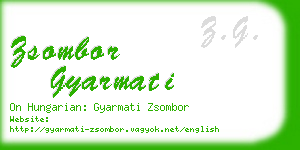 zsombor gyarmati business card